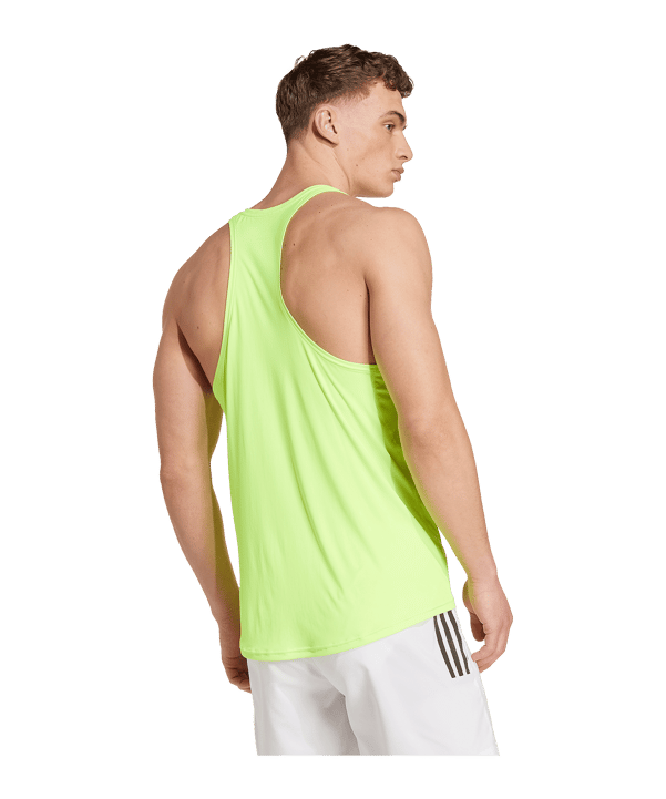 adidas Essentials Running Singlet T-Shirt Vert - vert