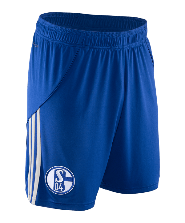 adidas FC Schalke 04 Short Away 2025/2026 Kids Blau - blau