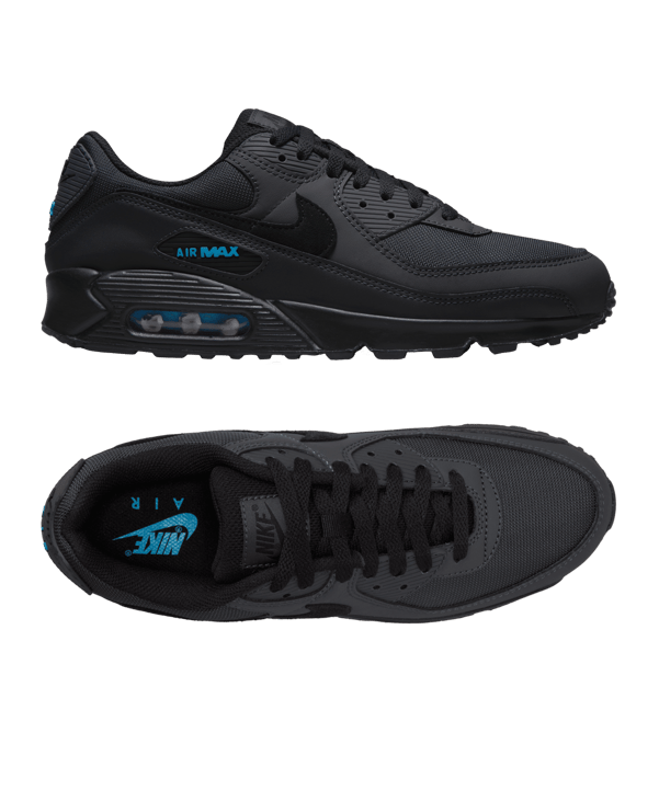 Nike Air Max 90 Schwarz Grau F002 - grau