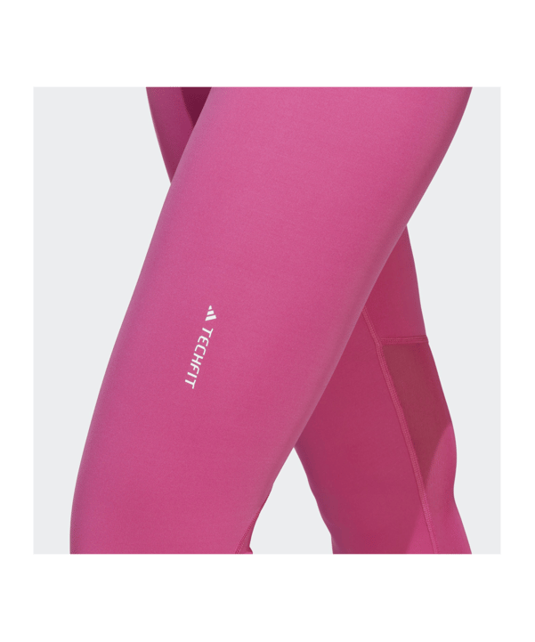 adidas Techfit 3-Stripes Leggings Pink - pink