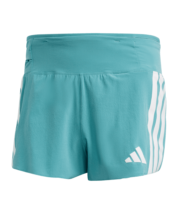 adidas Adizero Running Gel Laufshort Blau - blau