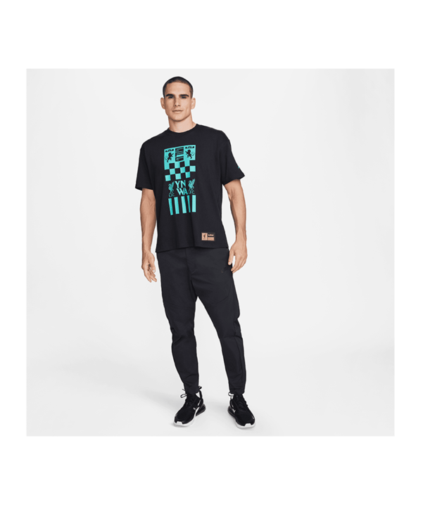 Nike FC Liverpool Fc Liverpool X Lebron James Mx90 T-Shirt Schwarz F010 - schwarz