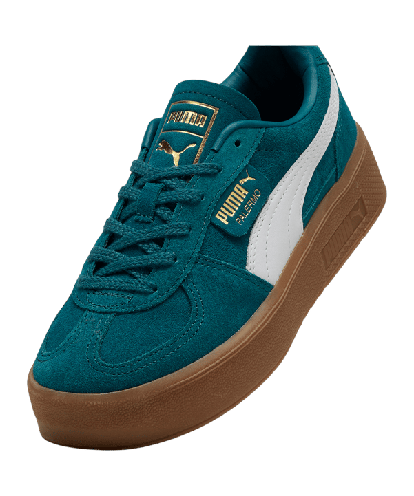 PUMA Palermo Elevata Sneaker Damen Grün F02 - gruen
