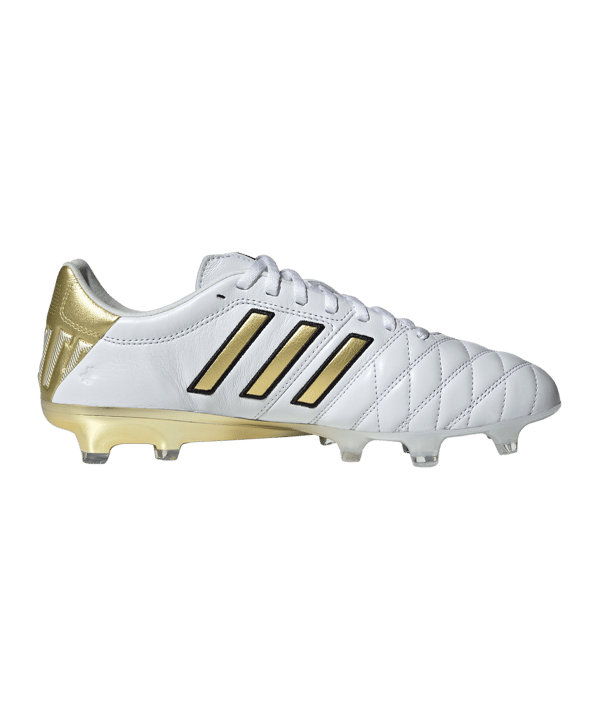 adidas 11Pro FG Toni Kroos Weiss Schwarz Gold - weiss