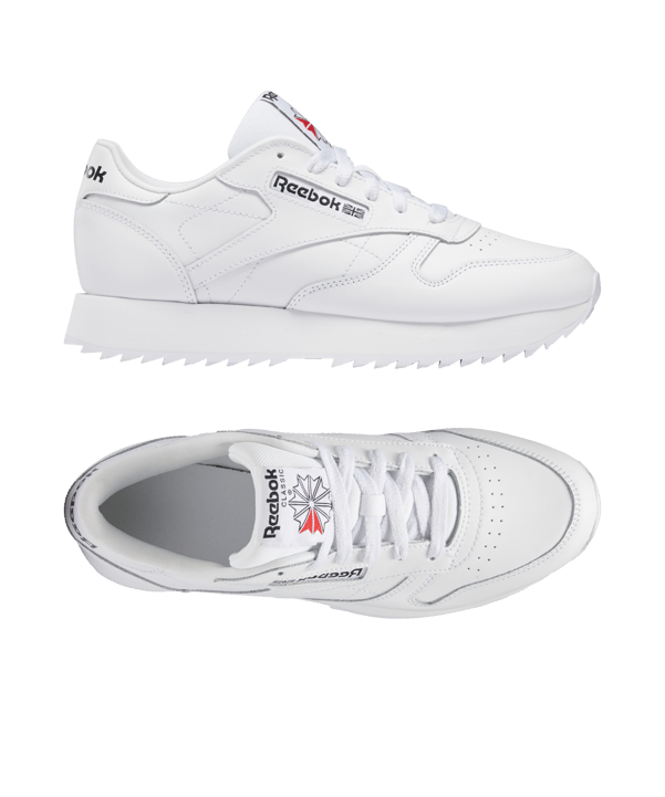 Reebok Classic Leather Ripple Damen Weiss - weiss