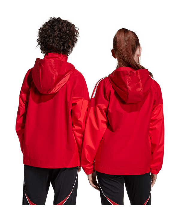 adidas Tiro 25 Competition Regenjacke Kids Rot - rot