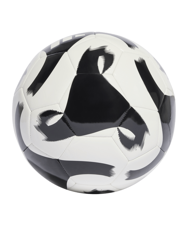 adidas Tiro Club Trainingsball Weiss Schwarz - weiss