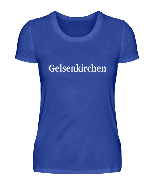 Damen T-Shirt "Gelsenkirchen" Blau - blau