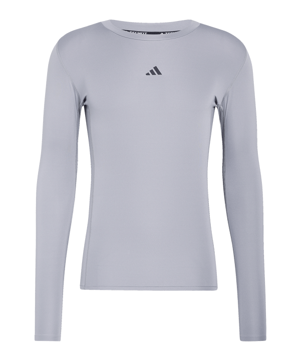 adidas Techfit Compression Training Underwear Longsleeve Grau