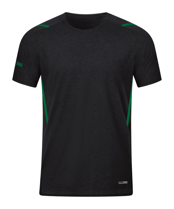 JAKO Challenge Freizeit T-Shirt Grün F503 - schwarz