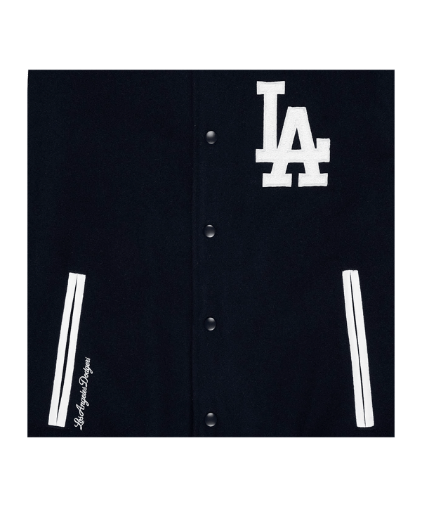 New Era Los Angeles Dodgers MLB World Series Varsity Jacke Blau - blau