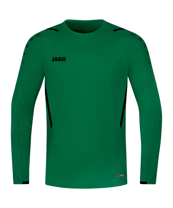 JAKO Challenge Sweatshirt Grün Schwarz F201 - gruen
