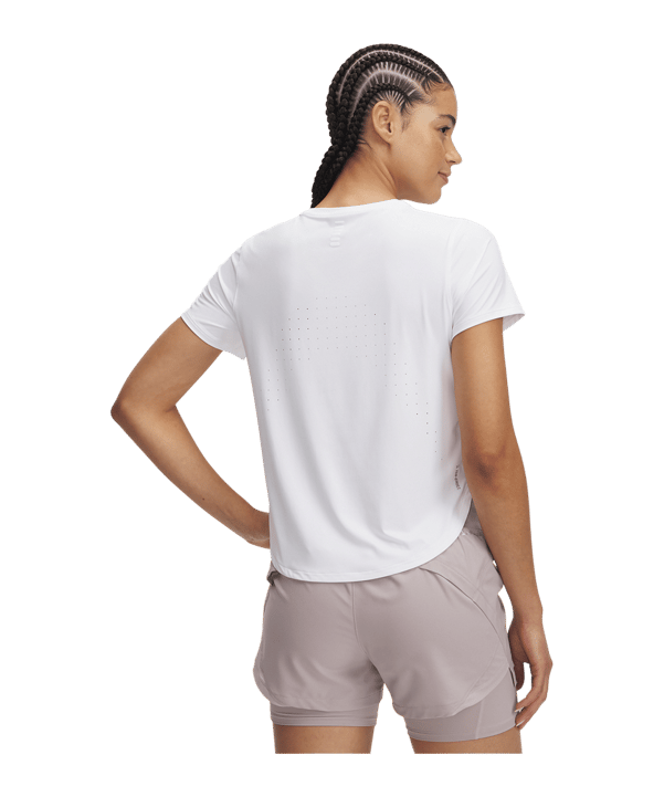 Under Armour Launch Elite T-Shirt Damen Weiß F100 - weiss