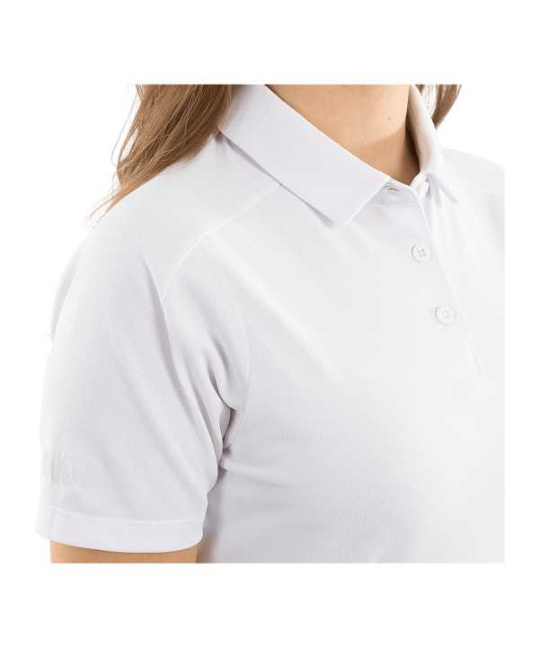 JAKO Uni Polo Damen Weiß F0 - weiss