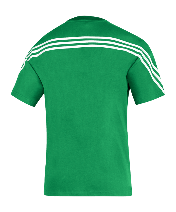 adidas 3 Stripes T-Shirt Grün - gruen