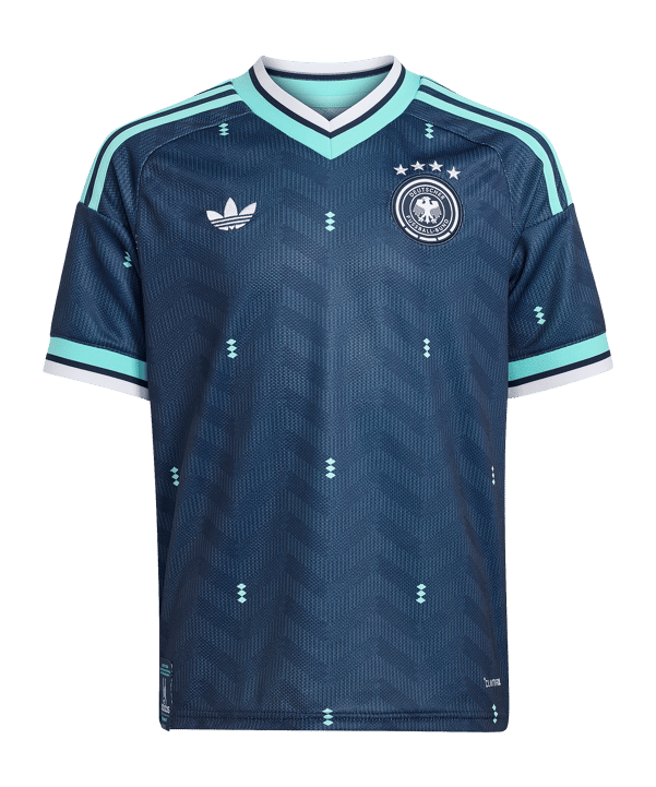adidas DFB Deutschland Trikot Away WM 2026 Kids Blau - blau