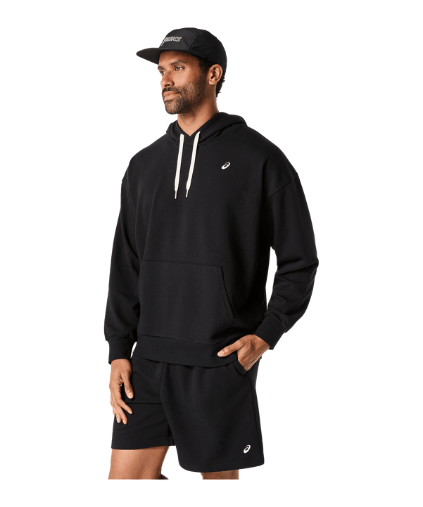 ASICS French Terry Relaxed Hoody Schwarz