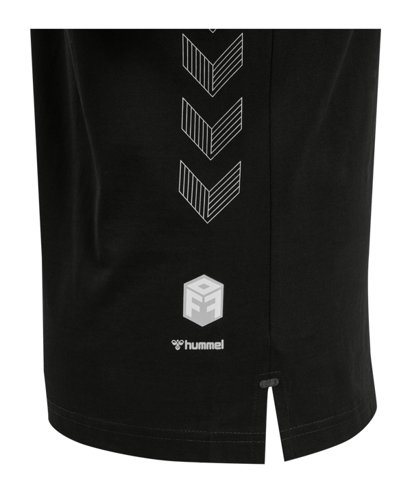 Hummel Move Grid T-Shirt Damen Schwarz F2001 - schwarz