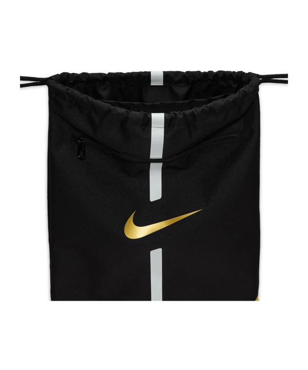 Nike Academy Gymsack (18L) Schwarz Gold F014 - schwarz