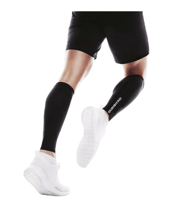 Rehband QD Compr.Calf Paar Sleeve Schwarz - schwarz