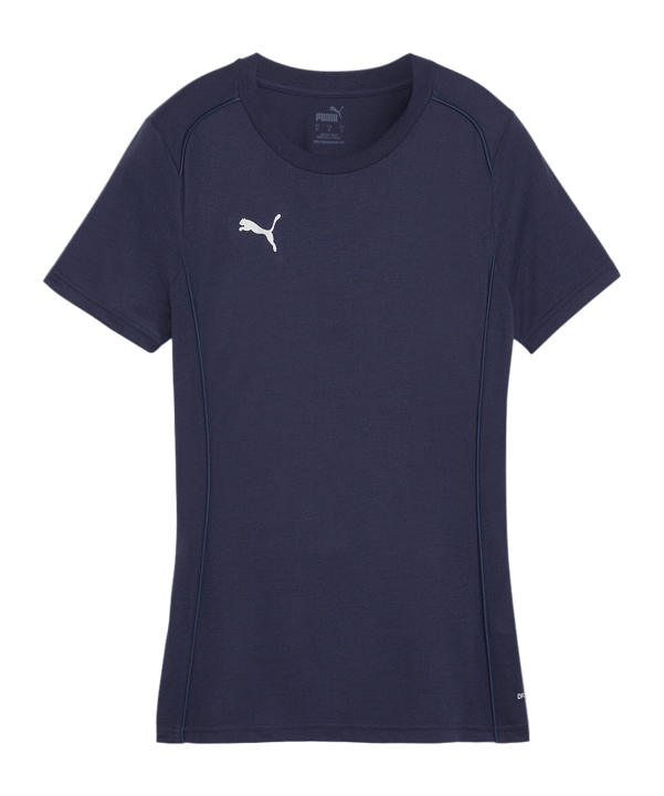 PUMA teamFINAL Casuals T-Shirt Damen Blau F06 - dunkelblau
