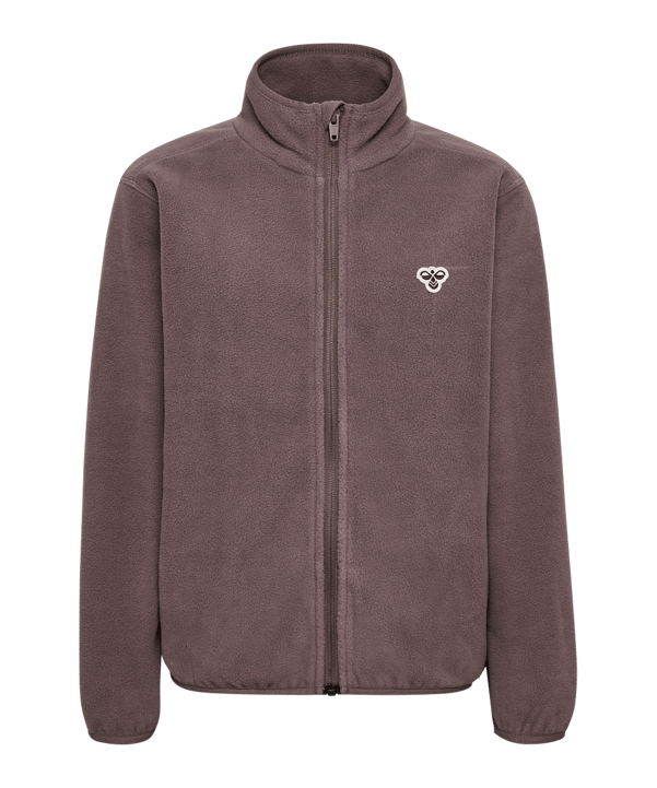 Hummel Fleece Bee Jacke Kids Braun F8029 - braun