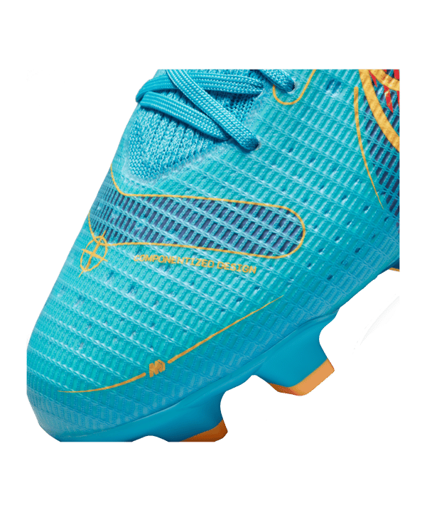 Nike Mercurial Vapor XIV Blueprint Pro FG Blau Orange F484 - blau