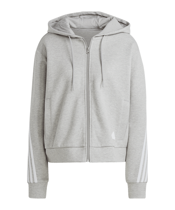 adidas Future Icons Kapuzenjacke Damen Grau - grau