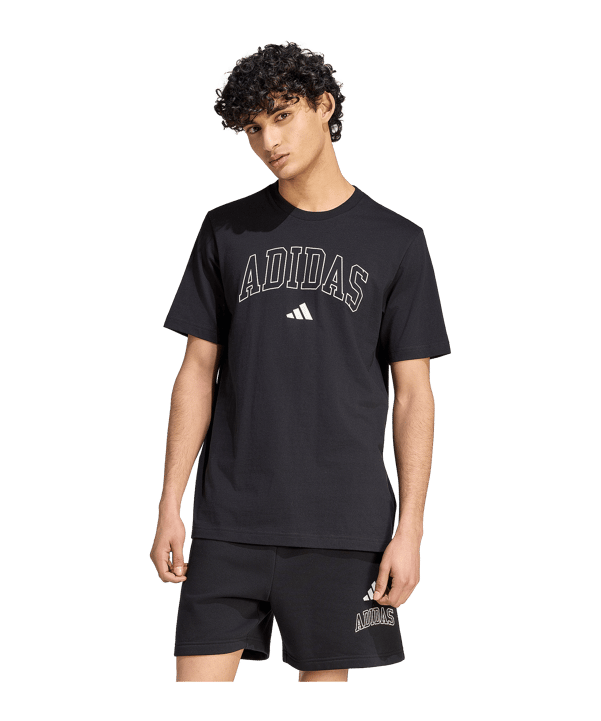 adidas Collegiate T-Shirt Schwarz - nero