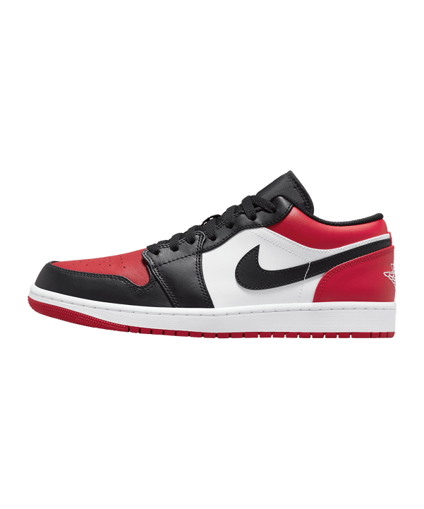 Jordan Air 1 Low Rot Weiss Schwarz F612 - rot