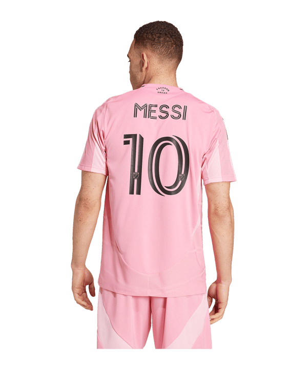 adidas Inter Miami Auth. Trikot Heim 2025 Messi Rosa - rosa