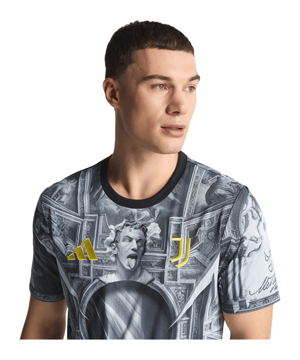 adidas Juventus Turin Prematch T-Shirt 2025/2026 Schwarz - schwarz