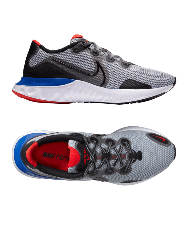 Nike Renew Run Running Grau Schwarz F009 - grau