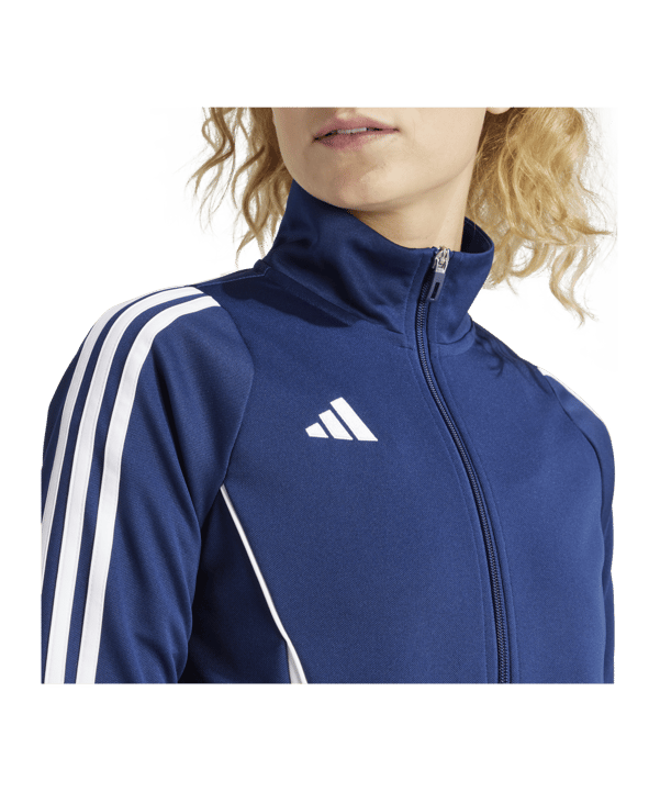 adidas Tiro 24 Trainingsjacke Damen Blau - blau