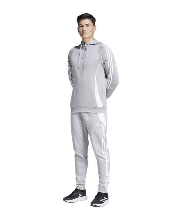 adidas Tiro 24 Trainingshose Grau Weiss - grau