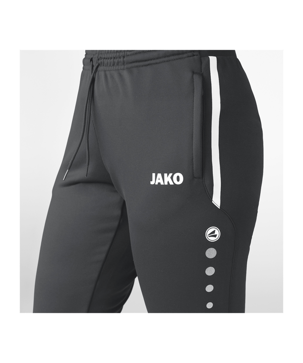 JAKO Allround Pantaloni da allenamento Donna Grigio C820 - grigio