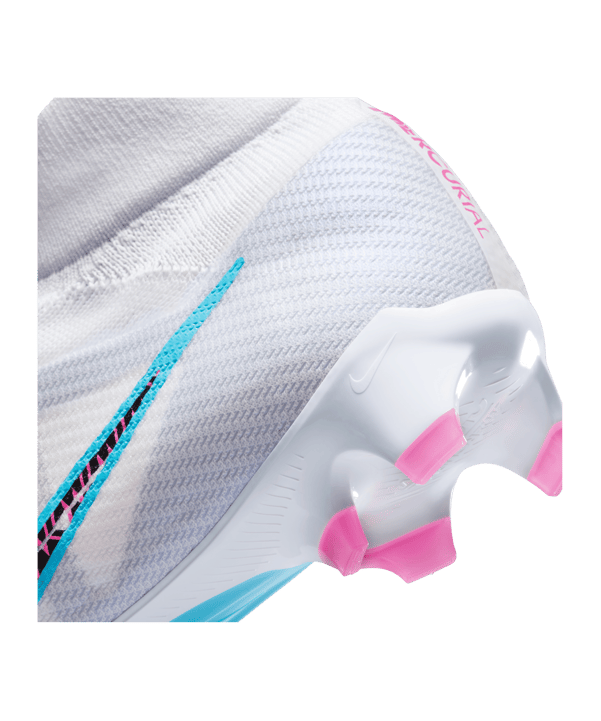 Nike Air Zoom Mercurial Superfly IX Pro FG Blast Weiss Blau Pink F146 - weiss