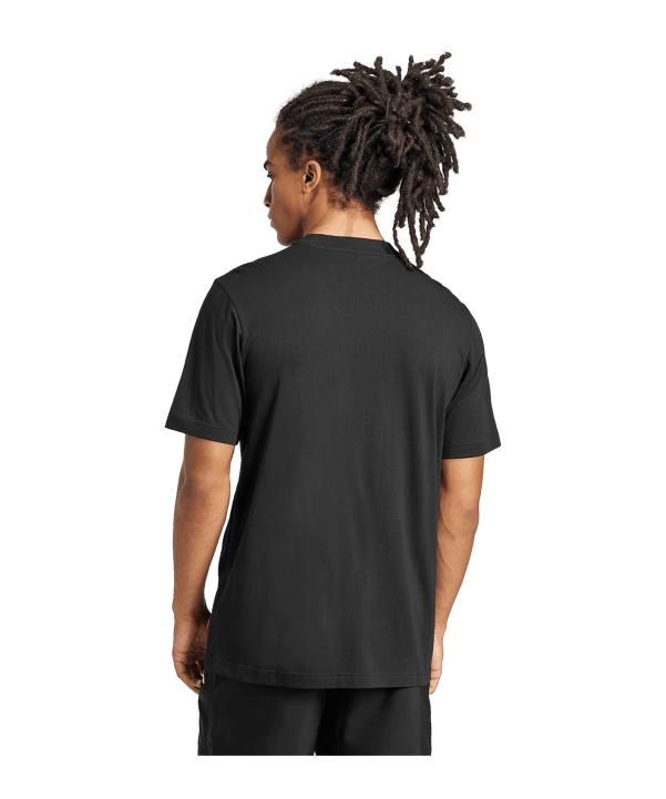 adidas Essentials Small Logo Single Jersey T-Shirt Schwarz - schwarz