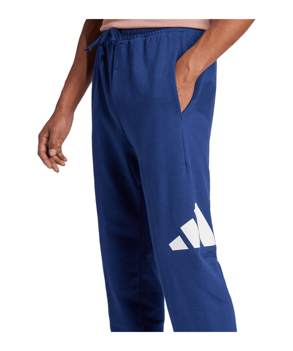adidas Essentials Big Logo Jogginghose Blau - blau