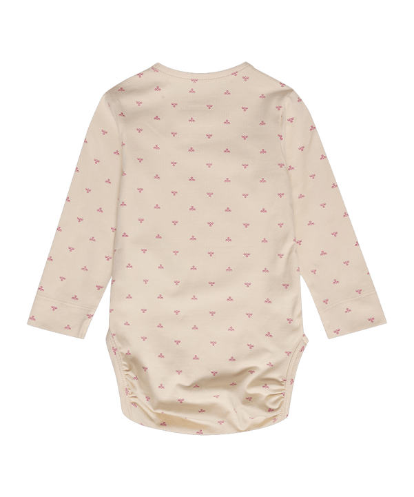Hummel Mini Bee Aop Body L/S Anzug Kids Weiß F8141 - weiss