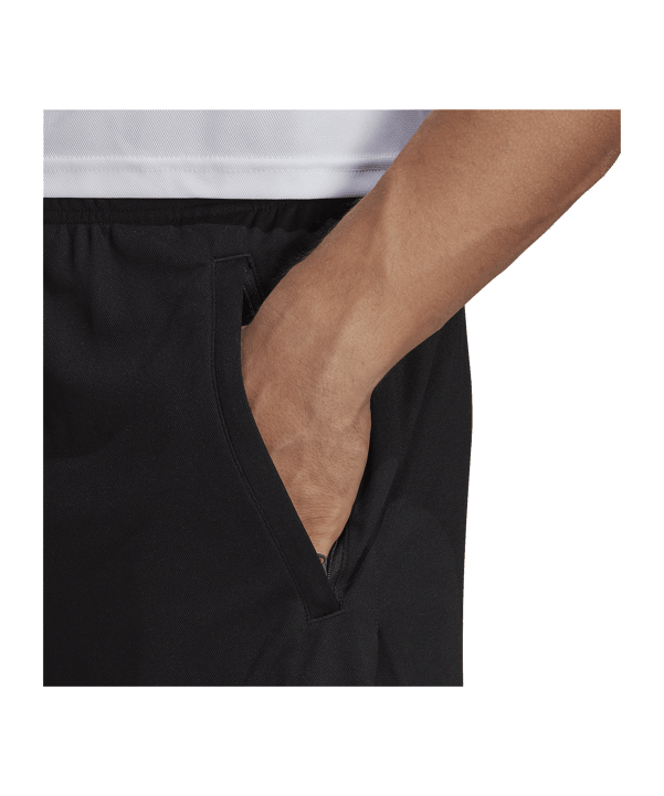 adidas Logo Trainingsshort Schwarz Weiss - schwarz