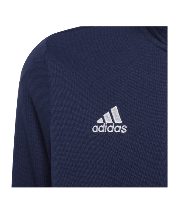 adidas Entrada 22 TK Trainingsjacke Kids Blau - blau