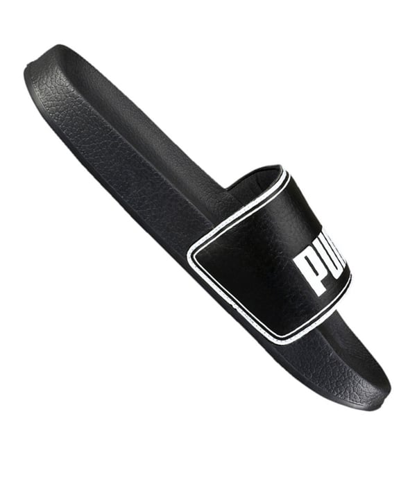 PUMA Leadcat Badelatschen Schwarz Weiss F01 - schwarz