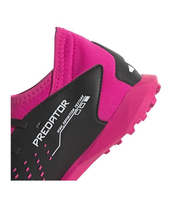 adidas Predator Accuracy.3 TF Own Your Football Kids Schwarz Weiss Pink - schwarz