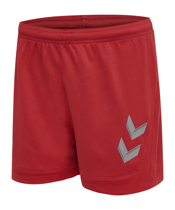 Hummel Lead Poly Shorts Damen Rot F3062 - rot