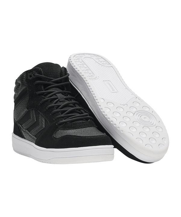 Hummel St Power Play Mid Sneaker Schwarz F2001 - schwarz