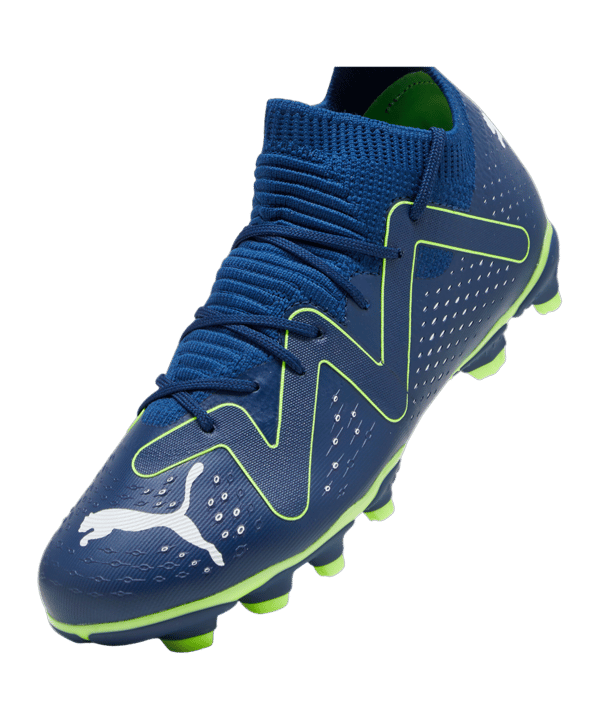 PUMA FUTURE Match FG/AG Jr Gear Up Kids Blau Weiss F03 - blau