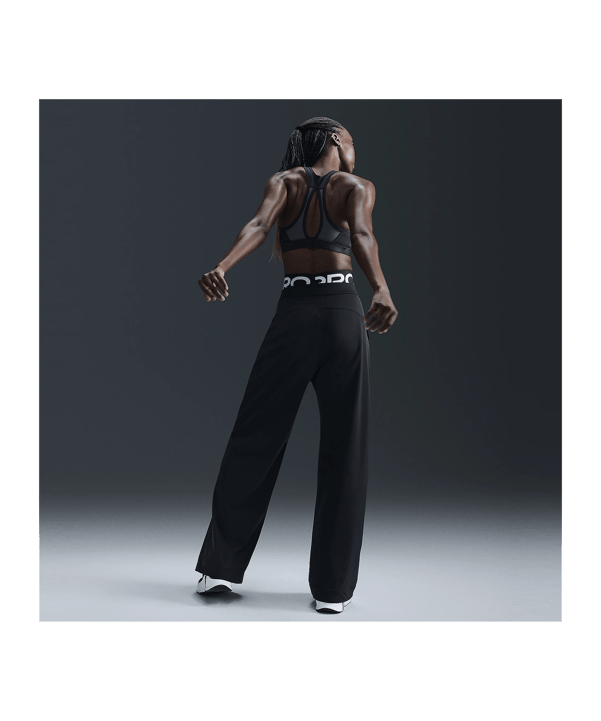 Nike Swoosh High Support Bra Sport-BH Damen Schwarz F010 - schwarz