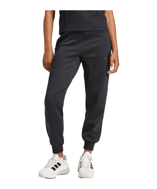 adidas Jogginghose Damen Schwarz - schwarz