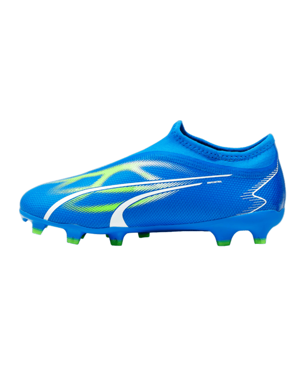 PUMA ULTRA Match LL FG/AG Jr Gear Up Kids Blau Weiss F03 - blau